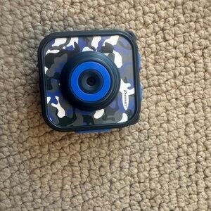 Blue Camouflage Action Camera for Kids